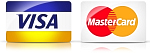 We accept MasterCard and Visa